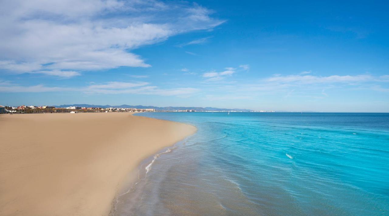 Independent duplex house beach valencia Appartement Buitenkant foto